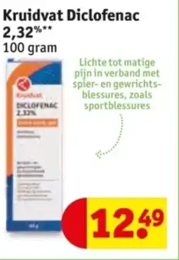 Kruidvat Kruidvat Diclofenac 2.32% aanbieding