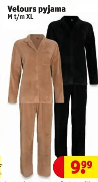 Kruidvat Velours pyjama aanbieding