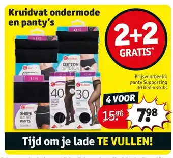Kruidvat Kruidvat ondermode en panty's aanbieding