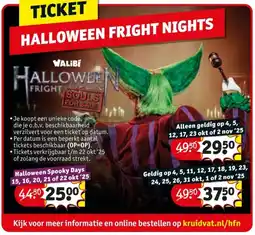 Kruidvat HALLOWEEN FRIGHT NIGHTS aanbieding
