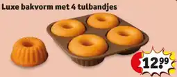 Kruidvat Luxe bakvorm met 4 tulbandjes aanbieding