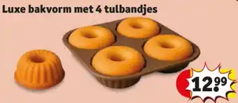 Kruidvat Luxe bakvorm met 4 tulbandjes aanbieding