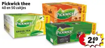 Kruidvat Pickwick thee aanbieding