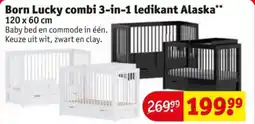 Kruidvat Born Lucky combi 3-in-1 ledikant Alaska aanbieding