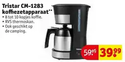 Kruidvat Tristar CM-1283 Koffiezetapparaa aanbieding