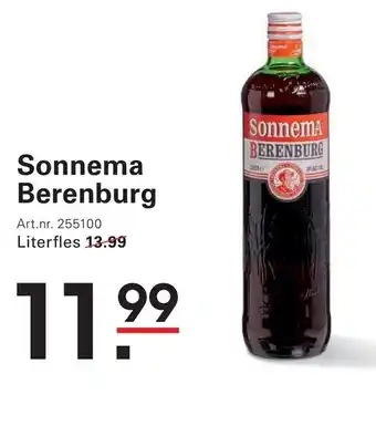 Sligro Sonnema Berenburg aanbieding