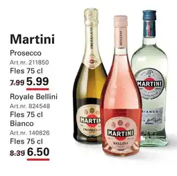 Sligro Martini aanbieding