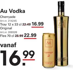 Sligro Au Vodka aanbieding