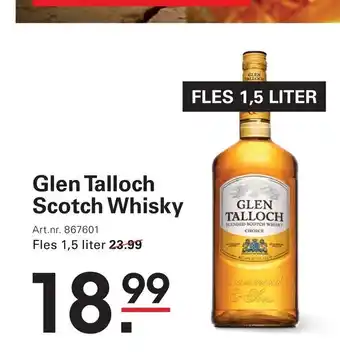 Sligro Glen Talloch Scotch Whisky aanbieding