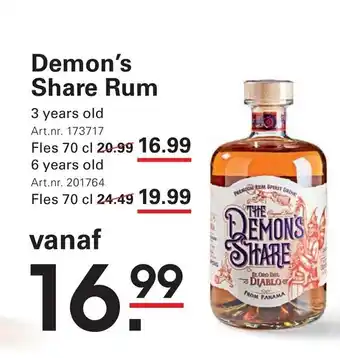 Sligro Demon's Share Rum aanbieding