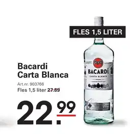 Sligro Bacardi Carta Blanca aanbieding