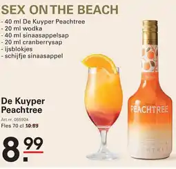 Sligro De Kuyper Peachtree aanbieding