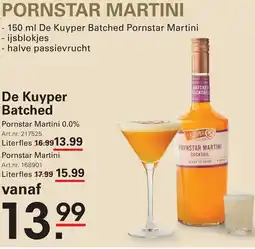 Sligro De Kuyper Batched aanbieding