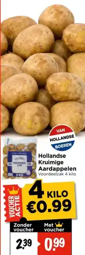 Vomar Voordeelmarkt Hollandse Kruimige Aardappelen aanbieding