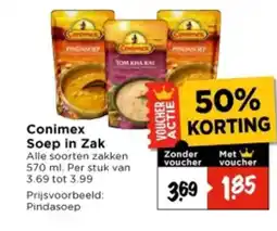 Vomar Voordeelmarkt Conimex Soep in Zak aanbieding