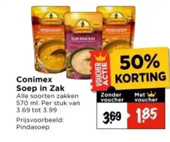 Vomar Voordeelmarkt Conimex Soep in Zak aanbieding