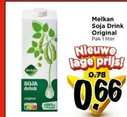 Vomar Voordeelmarkt Melkan Soja Drink Original aanbieding