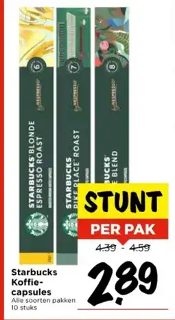 Vomar Voordeelmarkt Starbucks Koffie- capsules aanbieding
