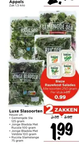 Vomar Voordeelmarkt Luxe Slasoorten aanbieding
