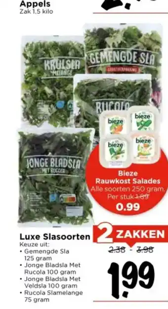 Vomar Voordeelmarkt Luxe Slasoorten aanbieding