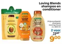 Trekpleister Loving Blends shampoo en conditioner aanbieding