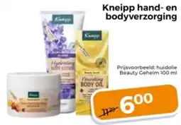 Trekpleister Kneipp hand en bodyverzorging aanbieding