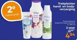Trekpleister Trekpleister hand en bodyverzorging aanbieding