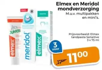 Trekpleister Elmex en Meridol mondverzorging aanbieding
