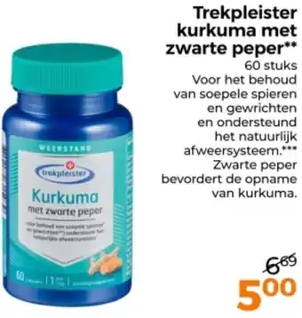 Trekpleister Trekpleister kurkuma met zwarte peper aanbieding