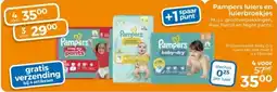 Trekpleister Pampers luiers en luierbroekjes aanbieding