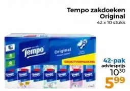 Trekpleister Tempo zakdoeken Original aanbieding