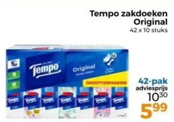 Trekpleister Tempo zakdoeken Original aanbieding