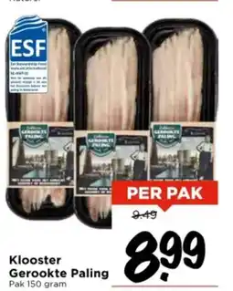 Vomar Voordeelmarkt Klooster Gerookte Paling aanbieding