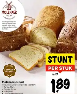 Vomar Voordeelmarkt Molenaersbrood aanbieding