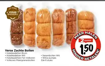 Vomar Voordeelmarkt Verse Zachte Bollen aanbieding