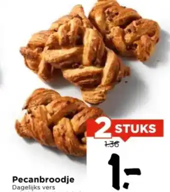 Vomar Voordeelmarkt Pecanbroodje Dagelijks vers aanbieding