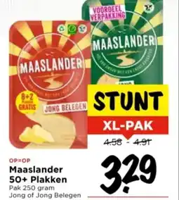 Vomar Voordeelmarkt Maaslander 50+ Plakken aanbieding