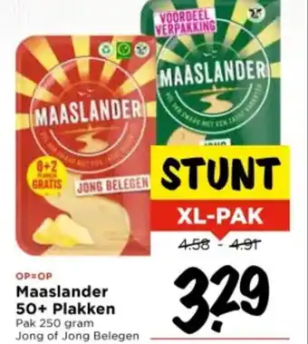Vomar Voordeelmarkt Maaslander 50+ Plakken aanbieding
