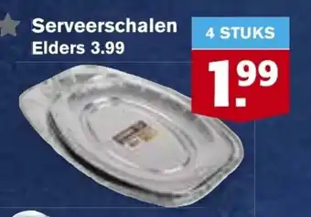 Hoogvliet Serveerschalen 4st aanbieding