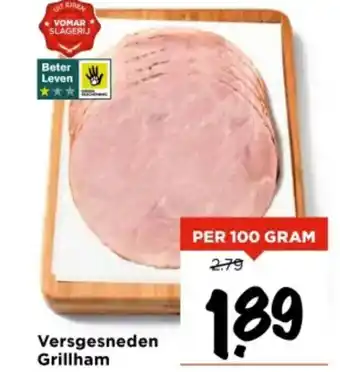 Vomar Voordeelmarkt Versgesneden Grillham aanbieding