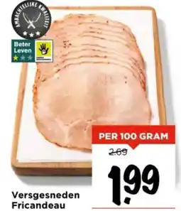 Vomar Voordeelmarkt Versgesneden Fricandeau aanbieding