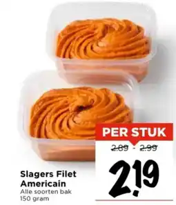 Vomar Voordeelmarkt Slagers Filet Americain aanbieding