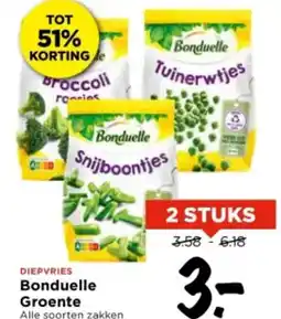 Vomar Voordeelmarkt Diepvries Bonduelle Groente aanbieding