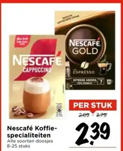 Vomar Voordeelmarkt Nescafé Koffie- specialiteiten aanbieding