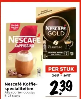 Vomar Voordeelmarkt Nescafé Koffie- specialiteiten aanbieding