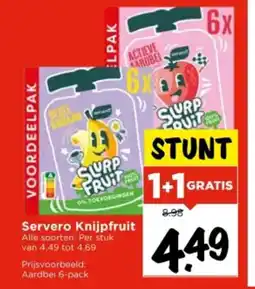 Vomar Voordeelmarkt Servero Knijpfruit aanbieding