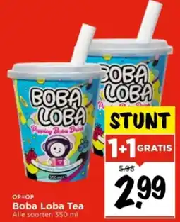 Vomar Voordeelmarkt Boba Loba Tea aanbieding