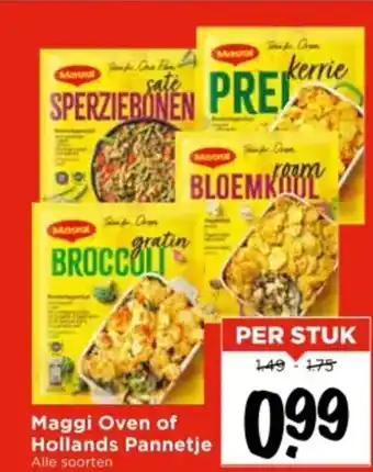 Vomar Voordeelmarkt Maggi Oven of Hollands Pannetje aanbieding