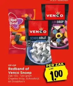Vomar Voordeelmarkt Redband of Venco Snoep aanbieding
