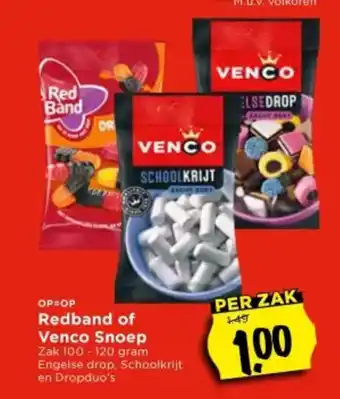 Vomar Voordeelmarkt Redband of Venco Snoep aanbieding